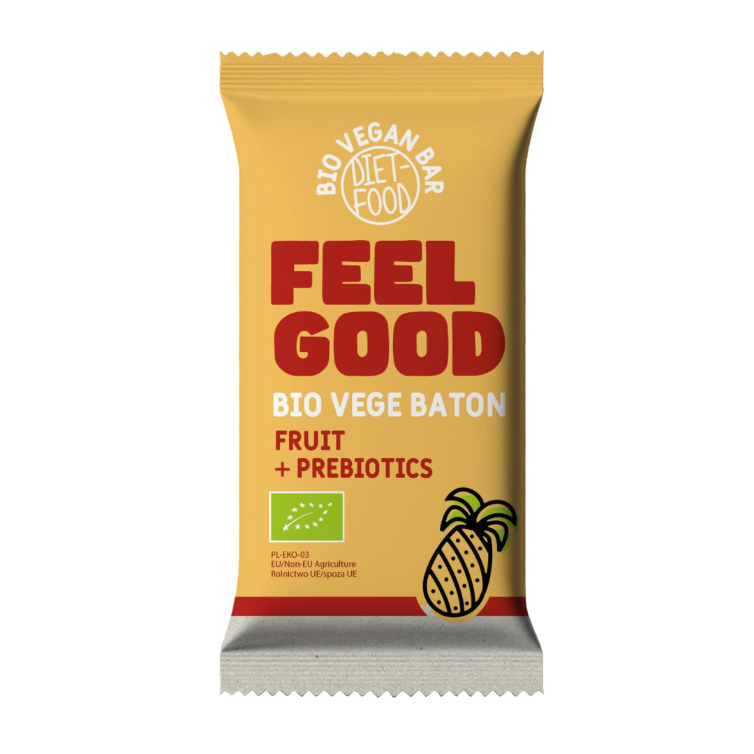 BIO vaisių batonėlis FEEL GOOD (vaisiai+ probiotikai)