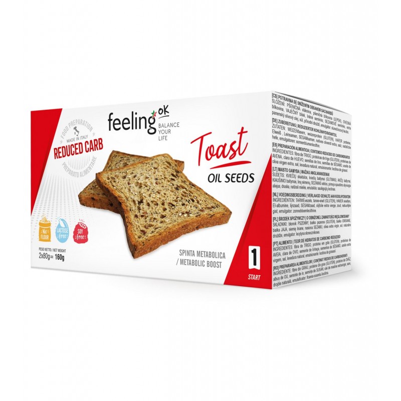 KETO TOAST bread with sesame seeds