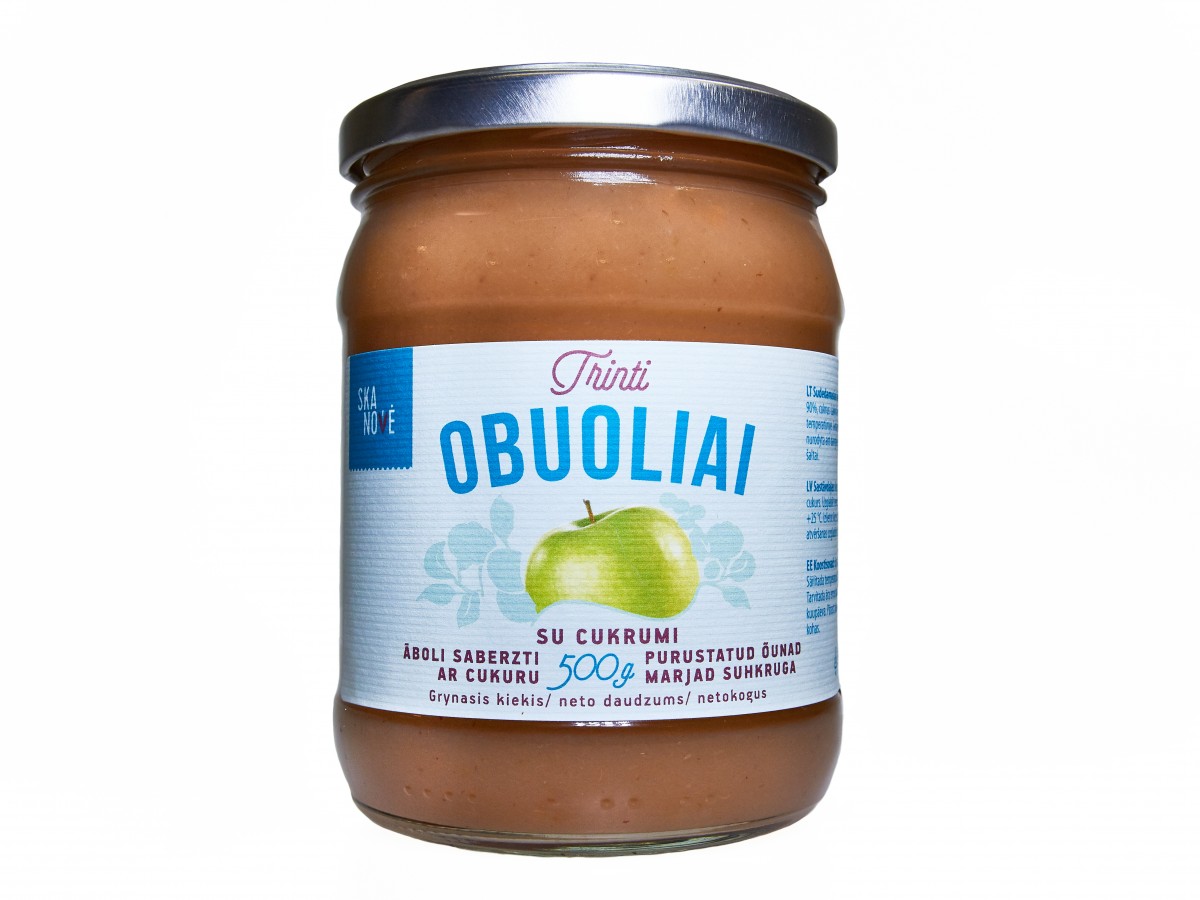 Trinti obuoliai su cukrumi, 500g