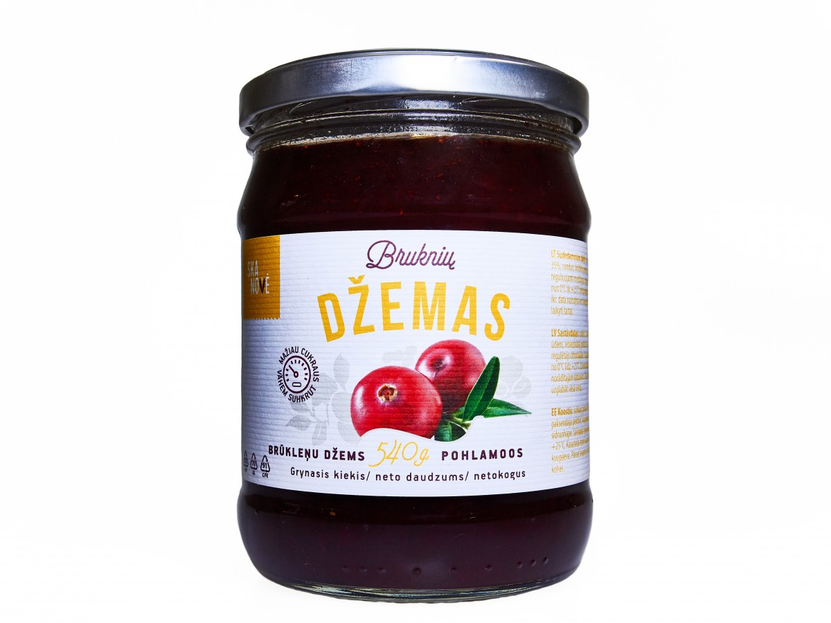 Bruknių džemas, 550g