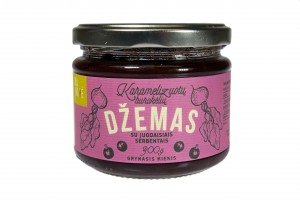 Caramelized beet jam with black currants