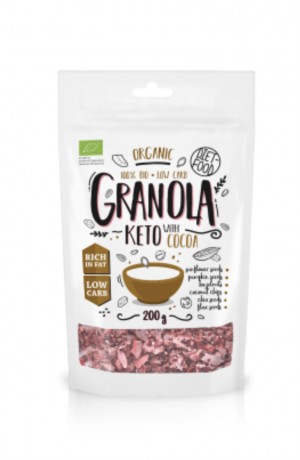 ORGANIC KETO GRANOLA WITH COCOA