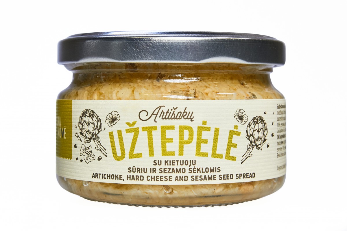 Artichoke, hard cheese and sesame seed spread, 190g