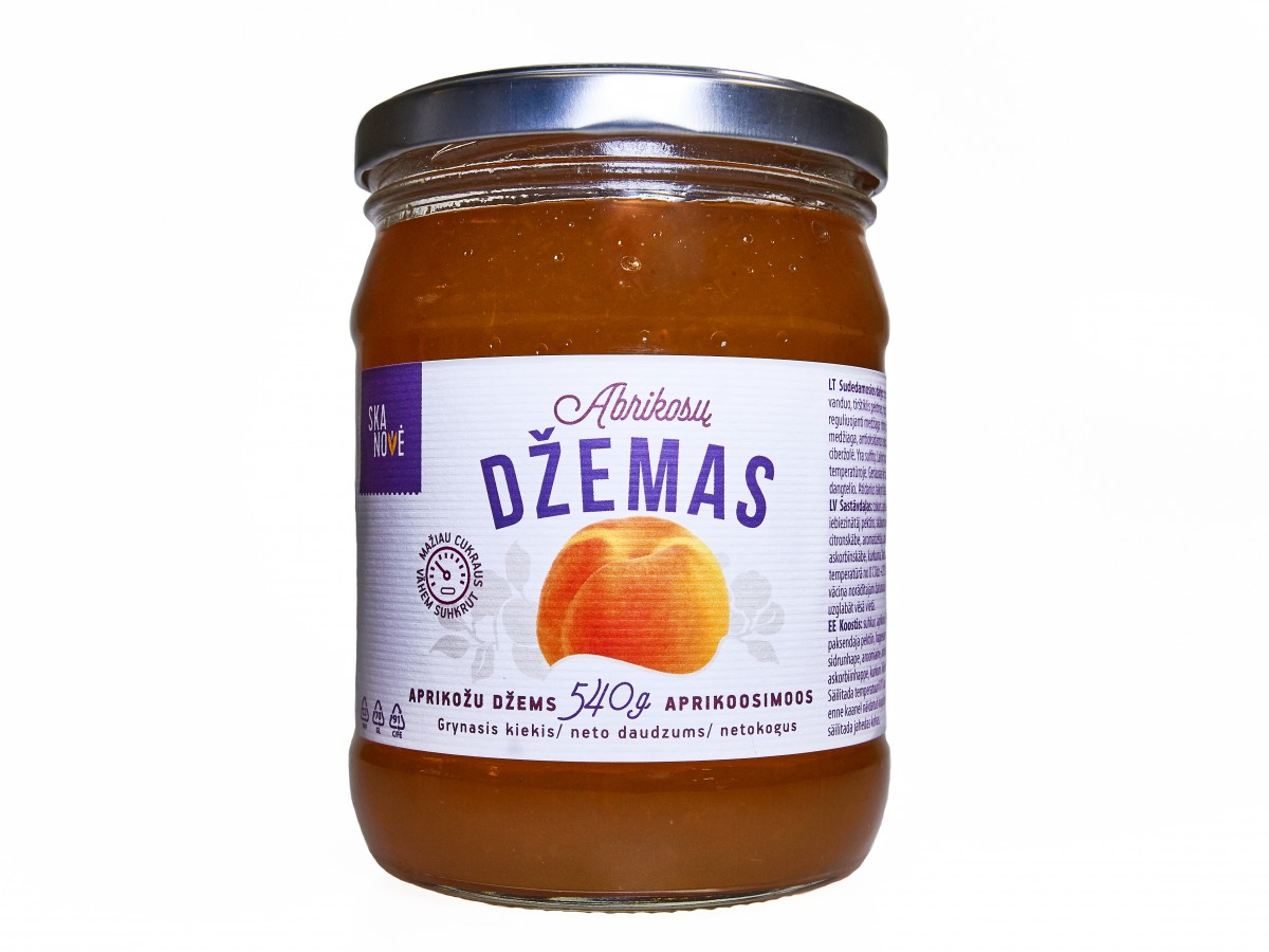 Abrikosų džemas, 540g