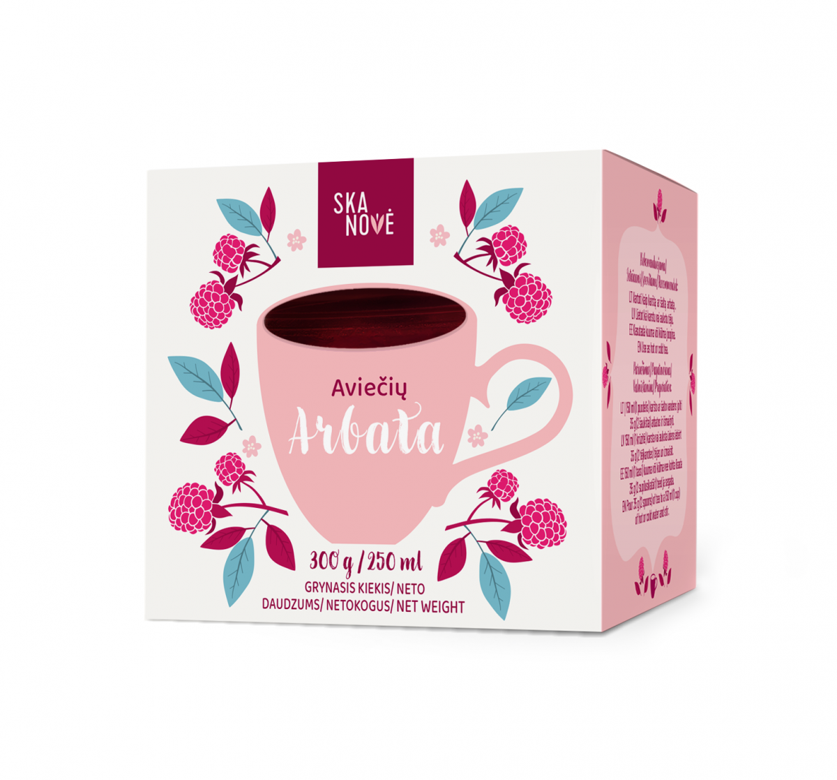 Raspberry tea, 300g