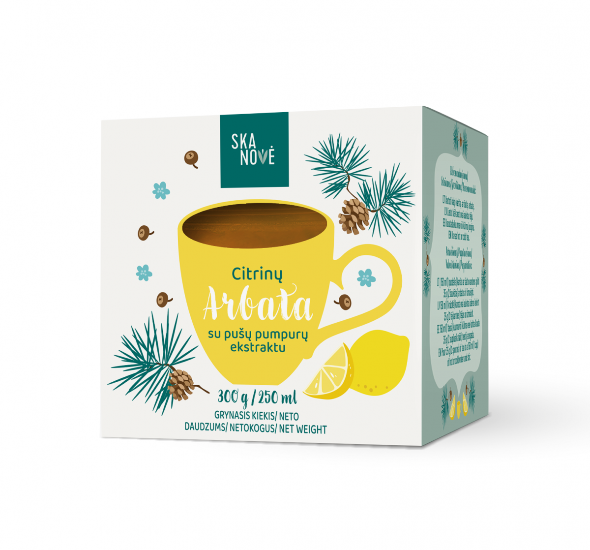 Lemon tea with pine buds, 300g