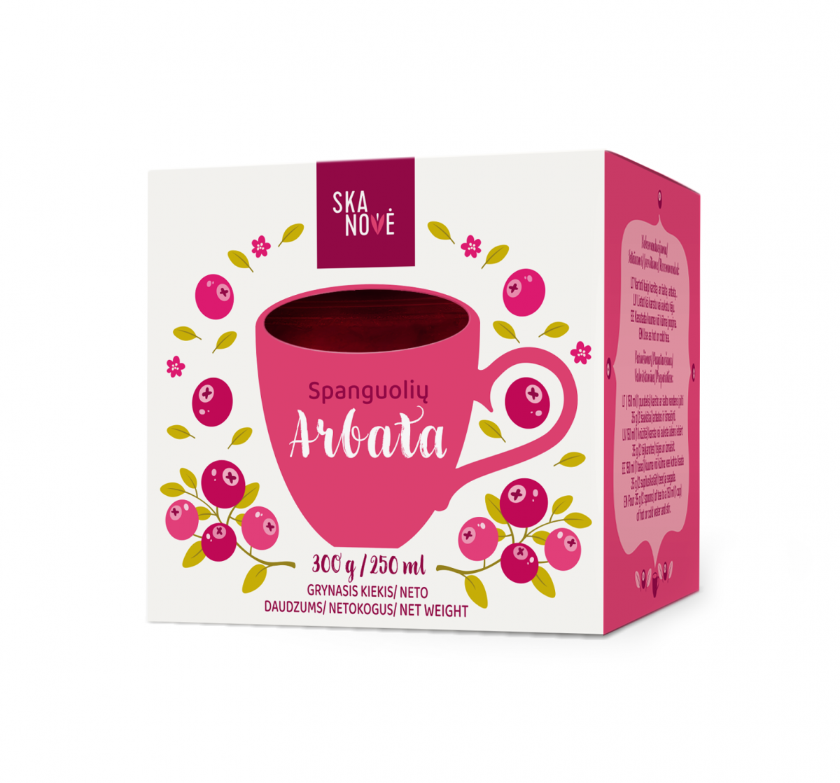 Festive cranberry tea, 300g