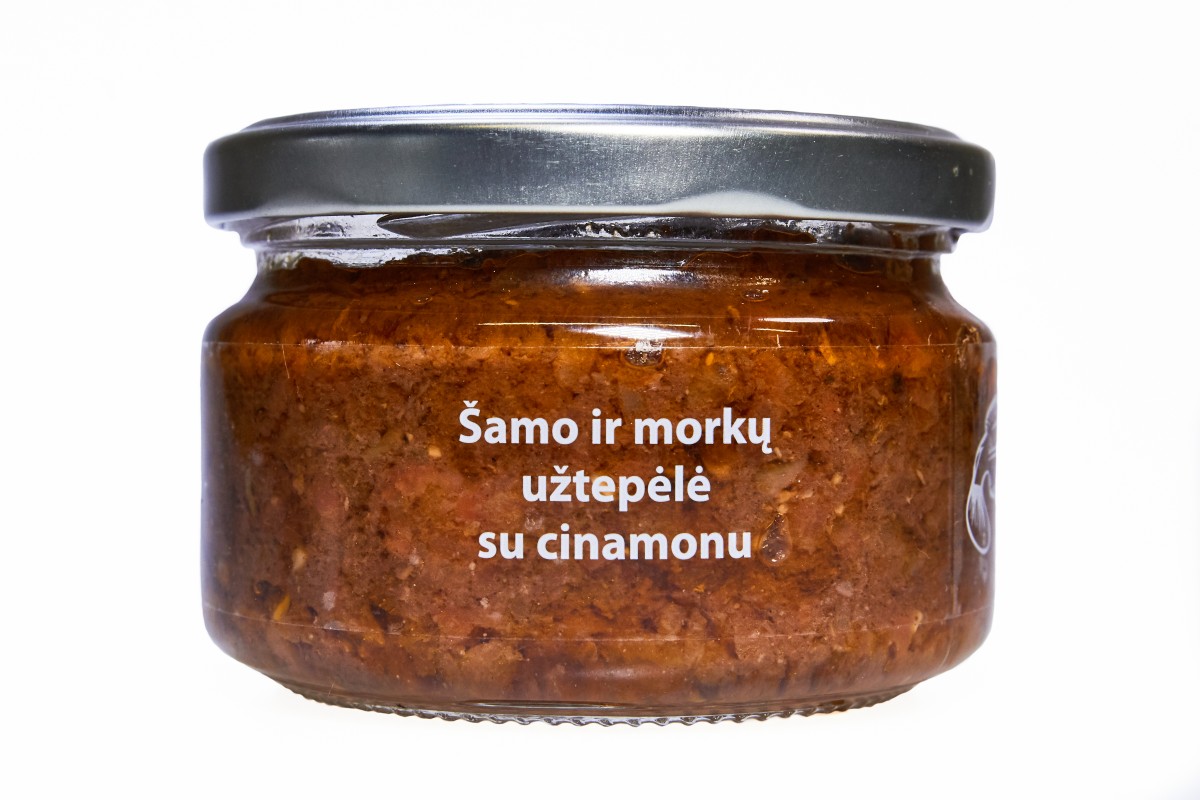 Šamo ir morkų užtepėlė su cinamonu, 190g