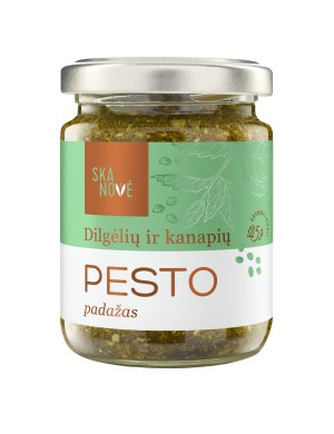 Dilgėlių ir kanapių PESTO padažas