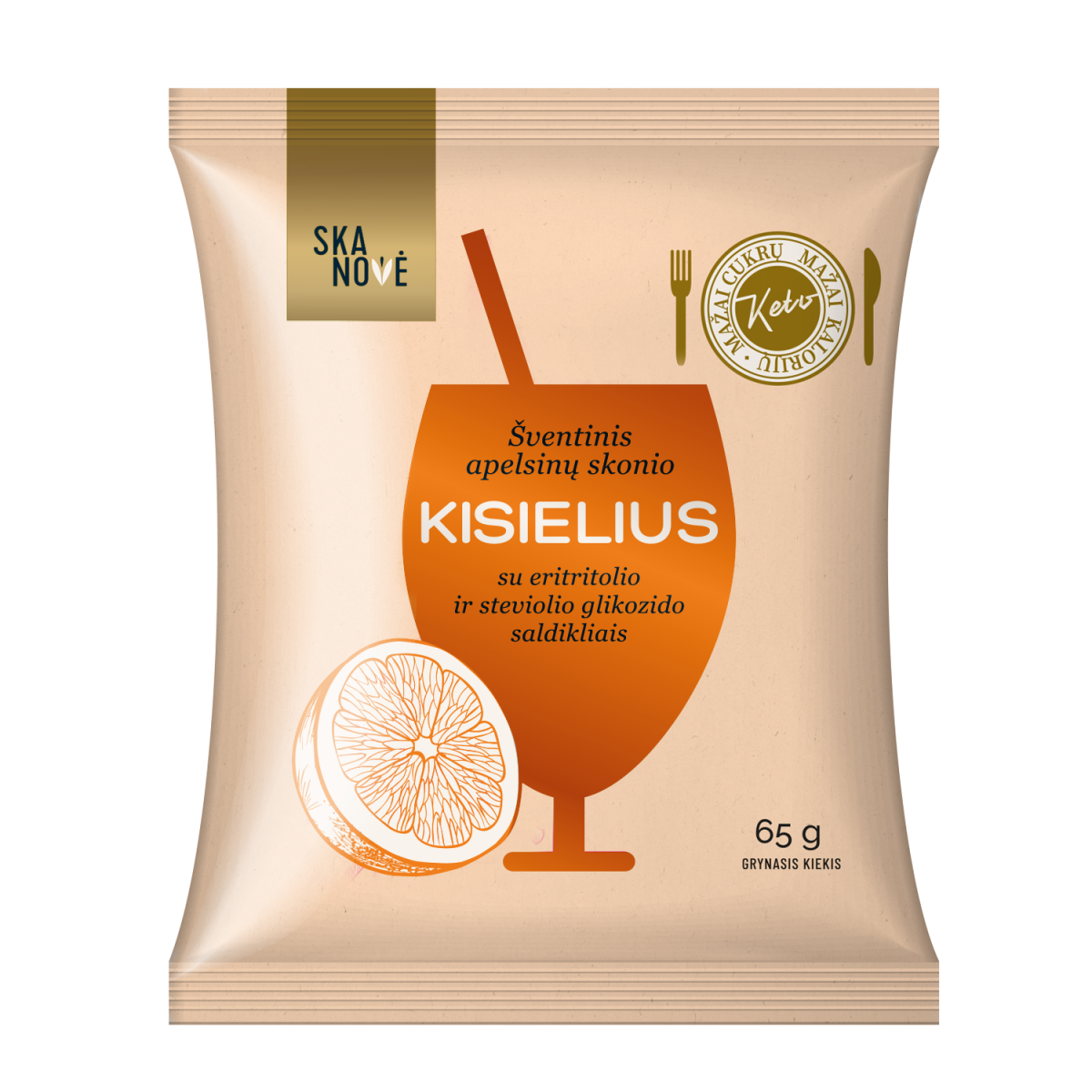  Orange flavour kisiel  KETO
