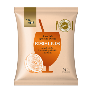 Apelsinų skonio kisielius KETO