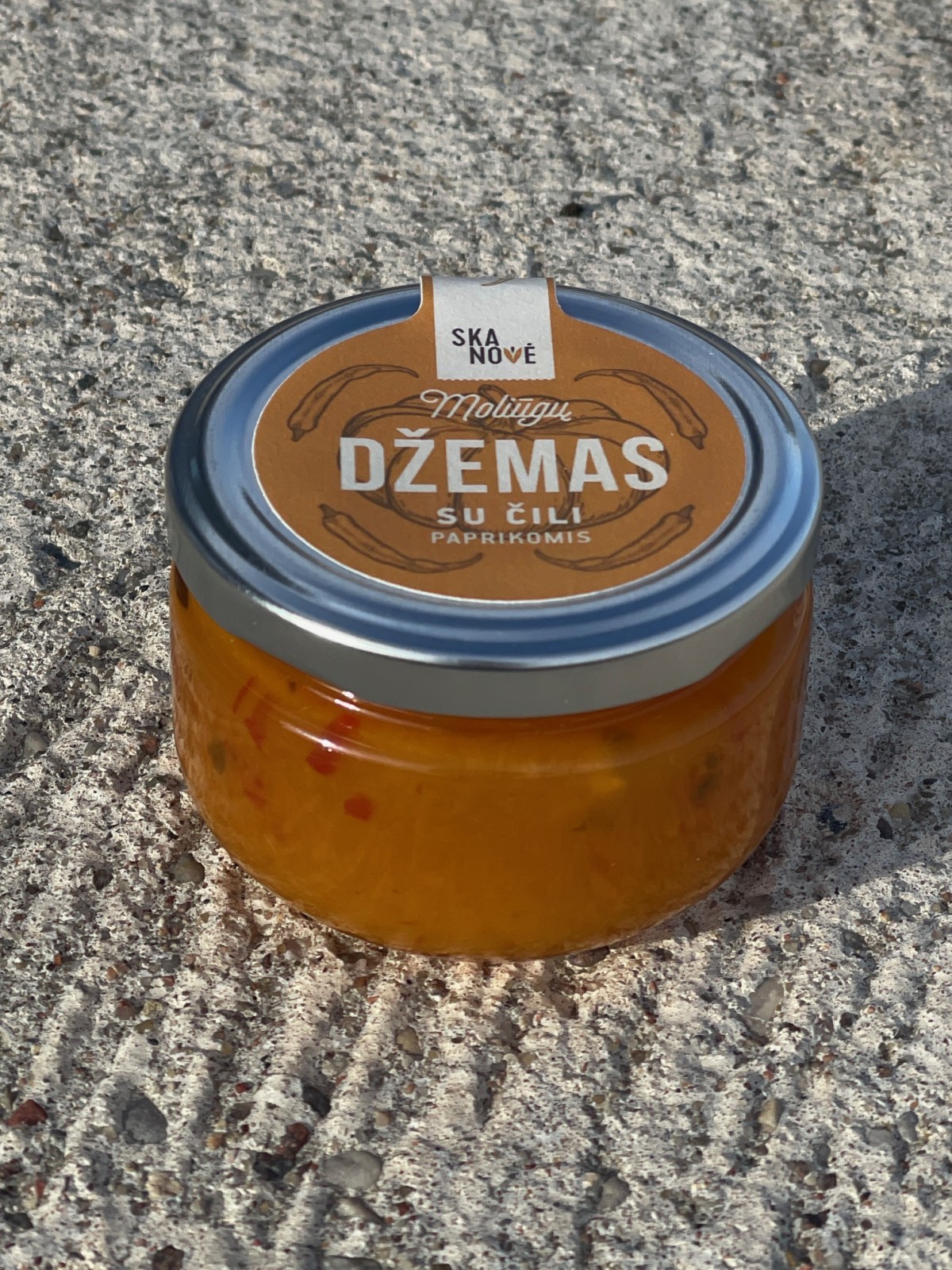 Moliūgų džemas su čili paprikomis 110 g