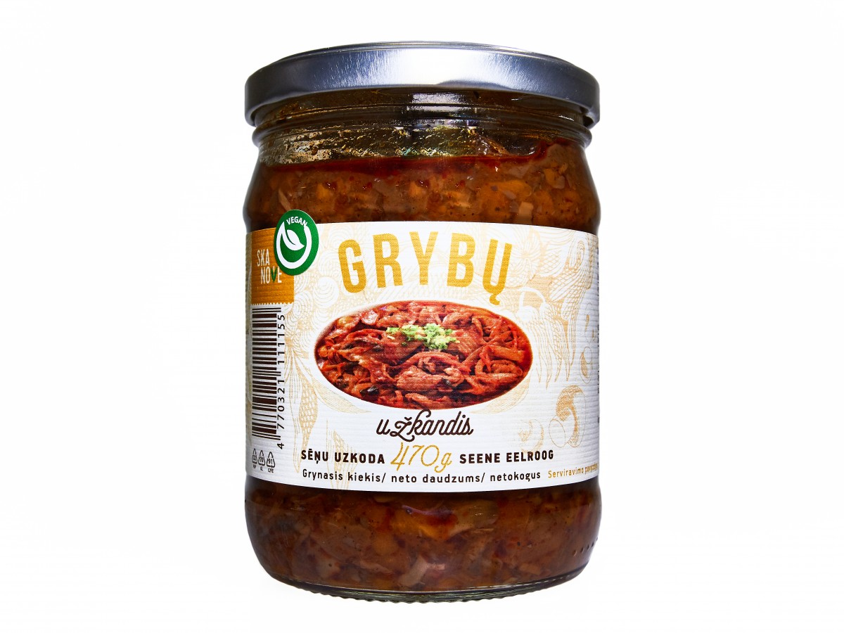 Grybų užkandis, 470g