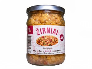 Žirniai su kumpiu, 500g