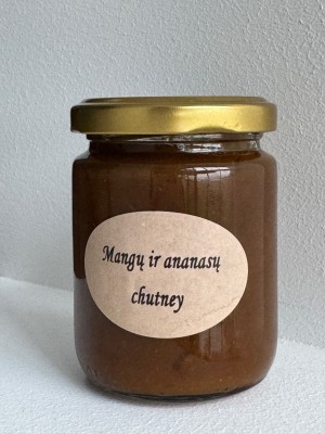 Mangų ir ananasų chatney