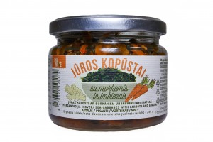 Jūros kopūstai su morkomis ir imbieru, 250g