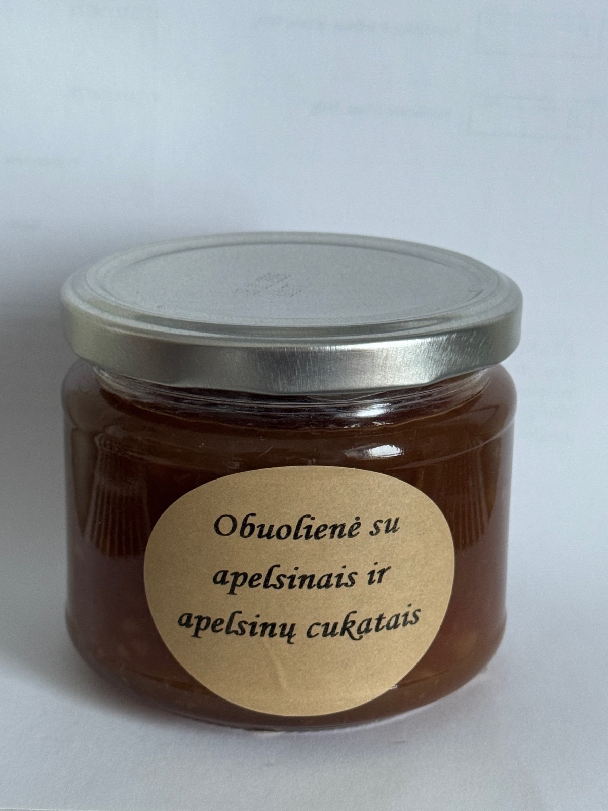 Obuolienė su apelsinais ir cukatais