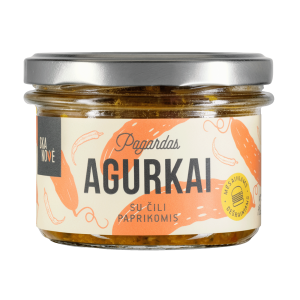 Pagardas AGURKAI&nbsp;su čili paprikomis&nbsp;