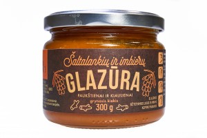 Šaltalankių  ir imbierų glazūra, 300g